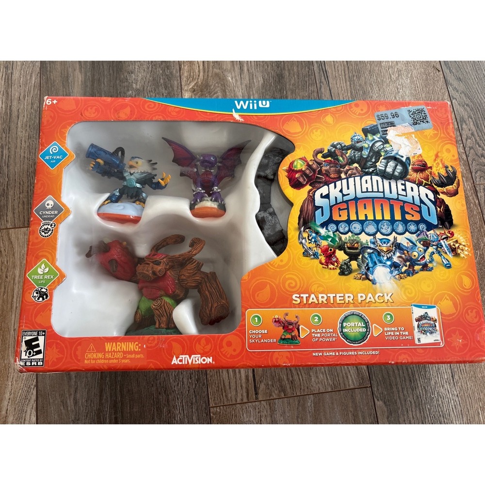Skylanders Giants Starter Pack Nintendo Wii U Portal Game Figures